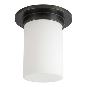 Alora - FM360808UBOP - One Light Flush Mount - Mineral - Urban Bronze/Matte Opal Glass