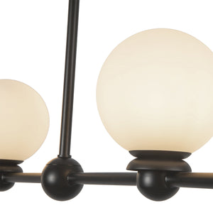 Alora - LP408148MB - Four Light Linear Pendant - Beckett - Matte Black