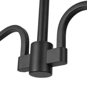 Alora - LP445242MBWL - Two Light Linear Pendant - Sloan - Matte Black/White Linen