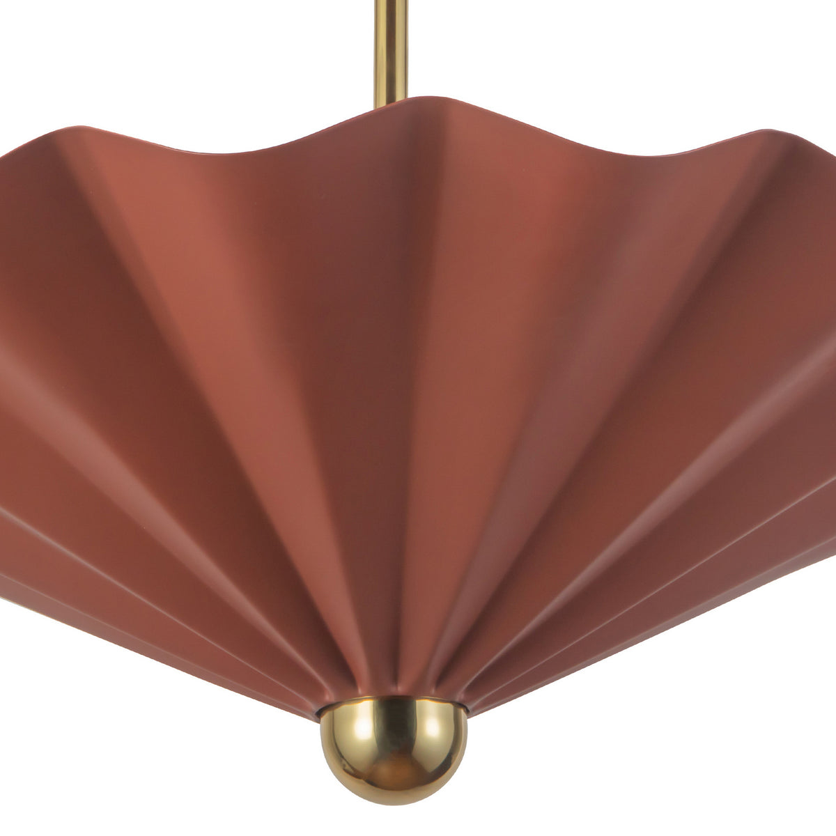 Alora - PD354125BGD - LED Pendant - Furrow - Burgundy