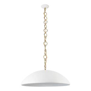 Alora - PD423028AW - One Light Pendant - Grant - Antique White