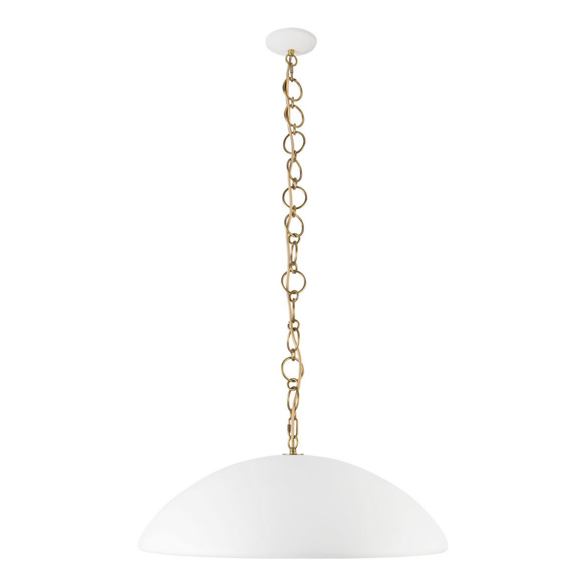 Alora - PD423028AW - One Light Pendant - Grant - Antique White
