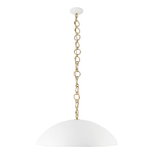 Alora - PD423028AW - One Light Pendant - Grant - Antique White
