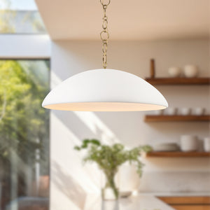 Alora - PD423028AW - One Light Pendant - Grant - Antique White