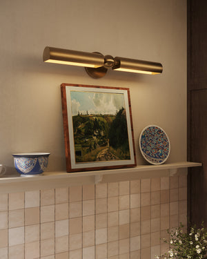 Alora - PL405123BG - Two Light Picture Light - Cole - Brushed Gold