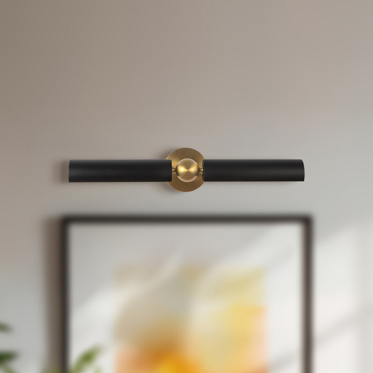 Alora - PL405123BGMB - Two Light Picture Light - Cole - Brushed Gold/Matte Black