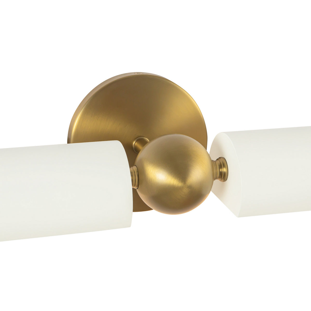 Alora - PL405123BGWH - Two Light Picture Light - Cole - Brushed Gold/White