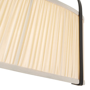 Alora - SF675213MBWL - One Light Semi-Flush Mount - Scout - Matte Black/White Linen