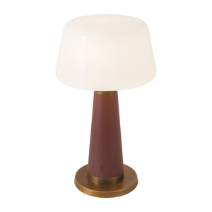 Alora - TL314106BGD - LED Table Lamp - Clemence - Burgundy