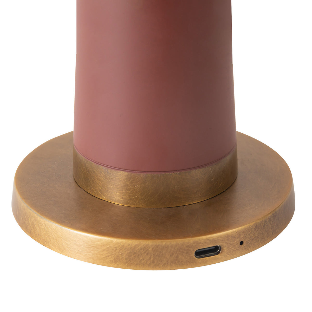 Alora - TL314106BGD - LED Table Lamp - Clemence - Burgundy