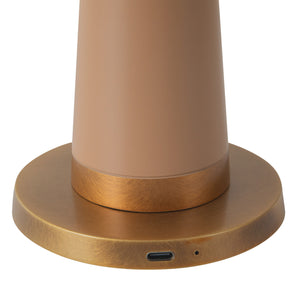 Alora - TL314106PEC - LED Table Lamp - Clemence - Peach