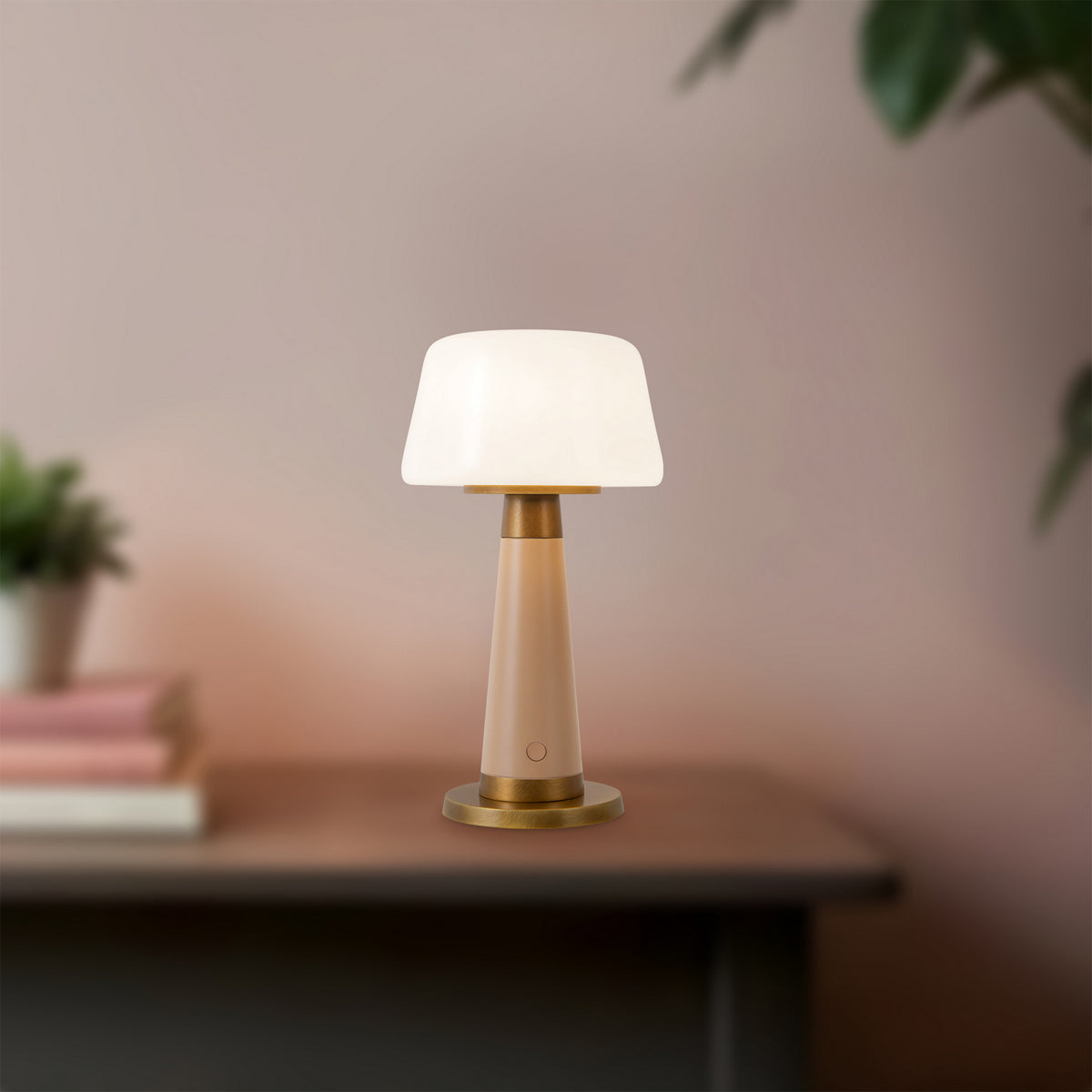 Alora - TL314106PEC - LED Table Lamp - Clemence - Peach
