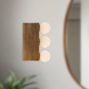 Alora - WV364312VB - LED Bathroom Vanity - Sinclair - Vintage Brass
