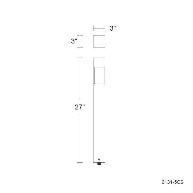 W.A.C. Lighting - 6131-5CSBZ - LED Path Light - Standup - Bronze on Aluminum