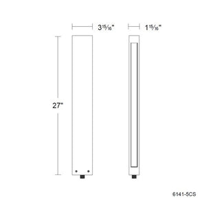 W.A.C. Lighting - 6141-5CSBZ - LED Path Light - Hilyne - Bronze on Aluminum