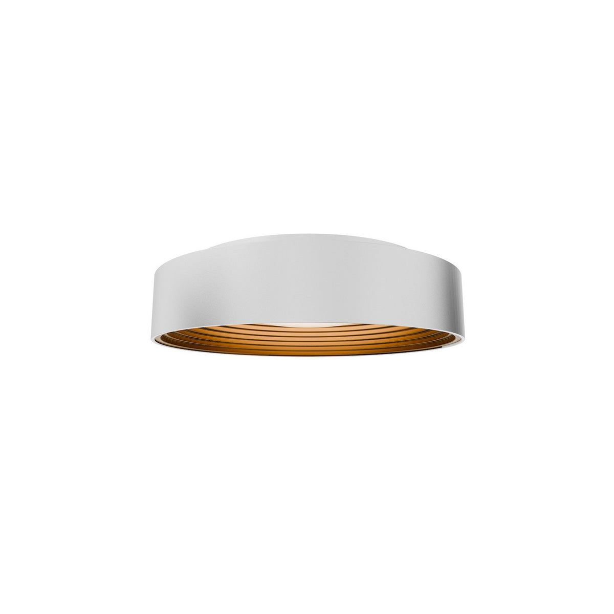W.A.C. Lighting - FM701618-WT/GO - LED Flush Mount - Gaston - White/Gold