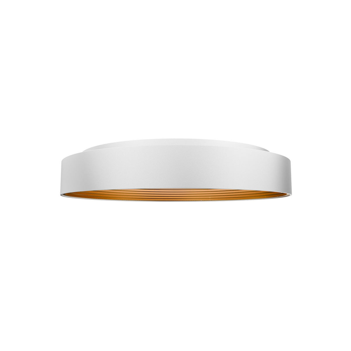 W.A.C. Lighting - FM701626-WT/GO - LED Flush Mount - Gaston - White/Gold
