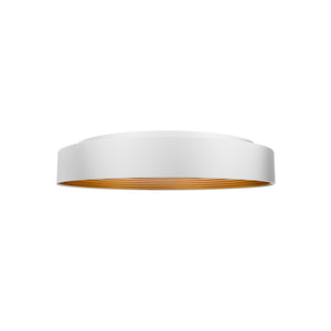 W.A.C. Lighting - FM701626-WT/GO - LED Flush Mount - Gaston - White/Gold
