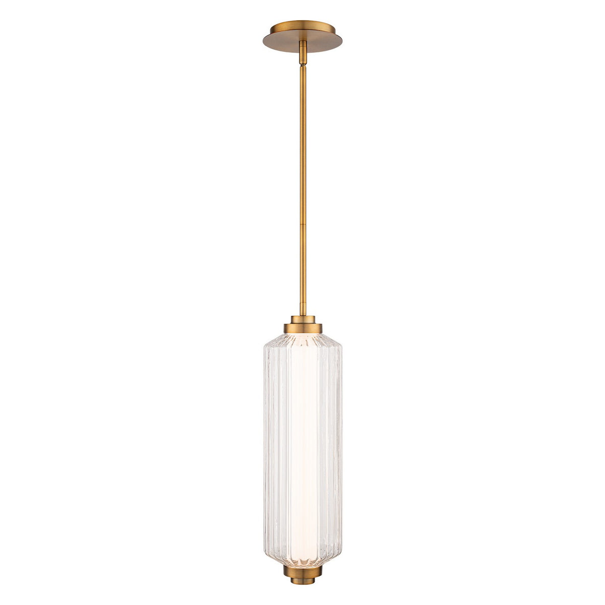 W.A.C. Lighting - PD118620-AB - LED Pendant - Portos - Aged Brass