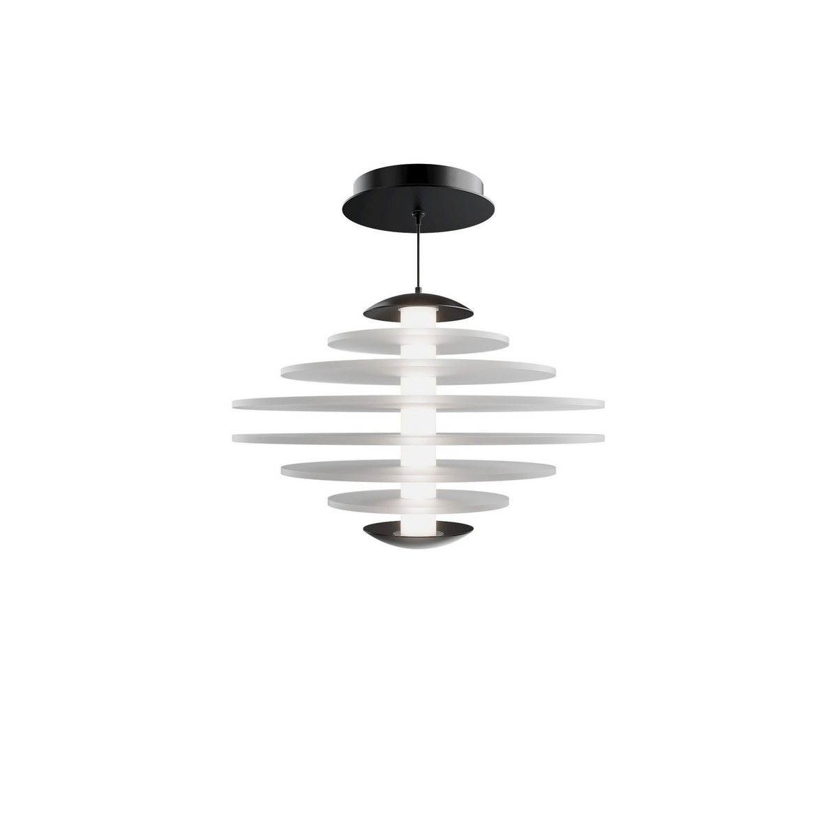 W.A.C. Lighting - PD420614-BK - LED Pendant - Loopey - Black