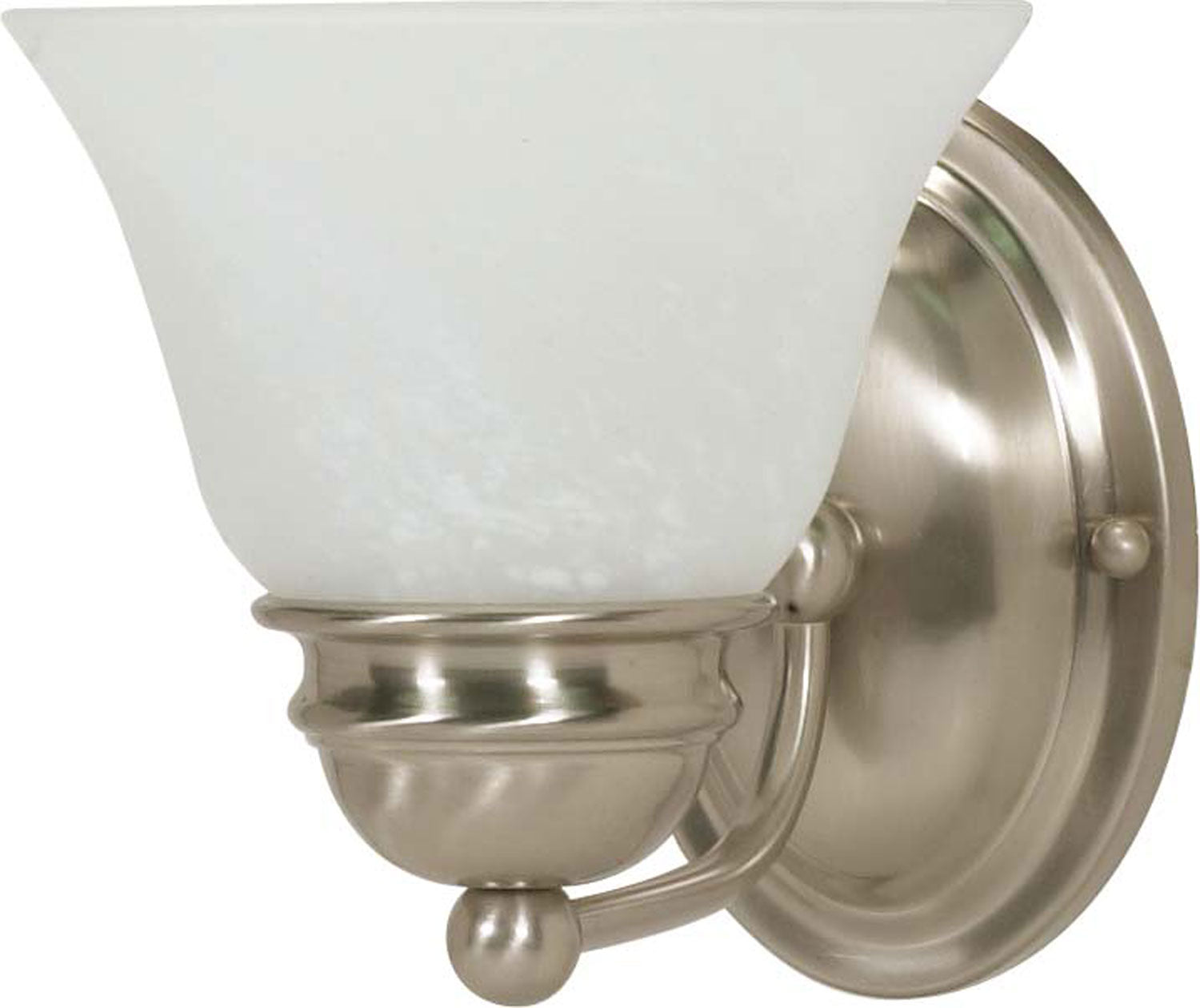 Nuvo Lighting - 60-340 - One Light Vanity - Empire - Brushed Nickel