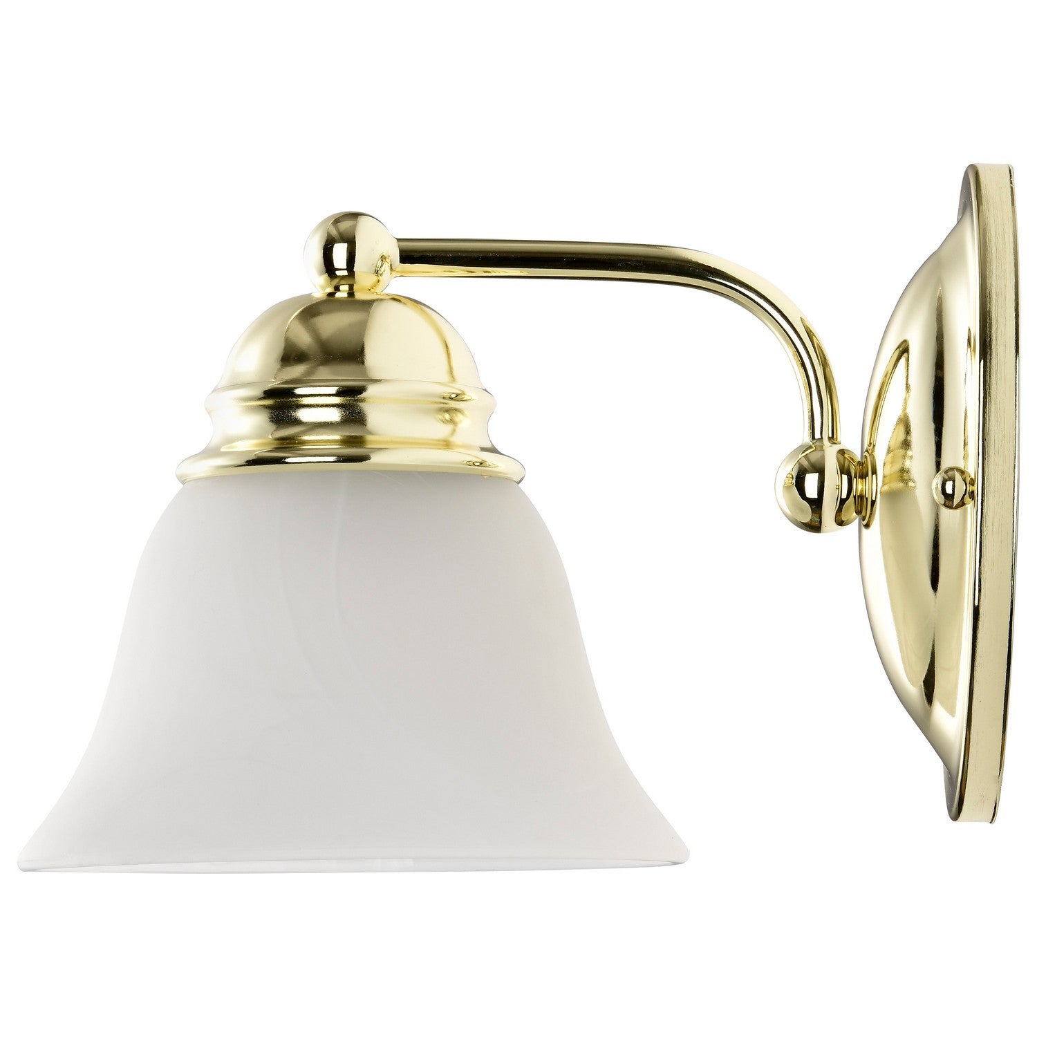 Nuvo Lighting - 60-348 - One Light Vanity - Empire - Polished Brass