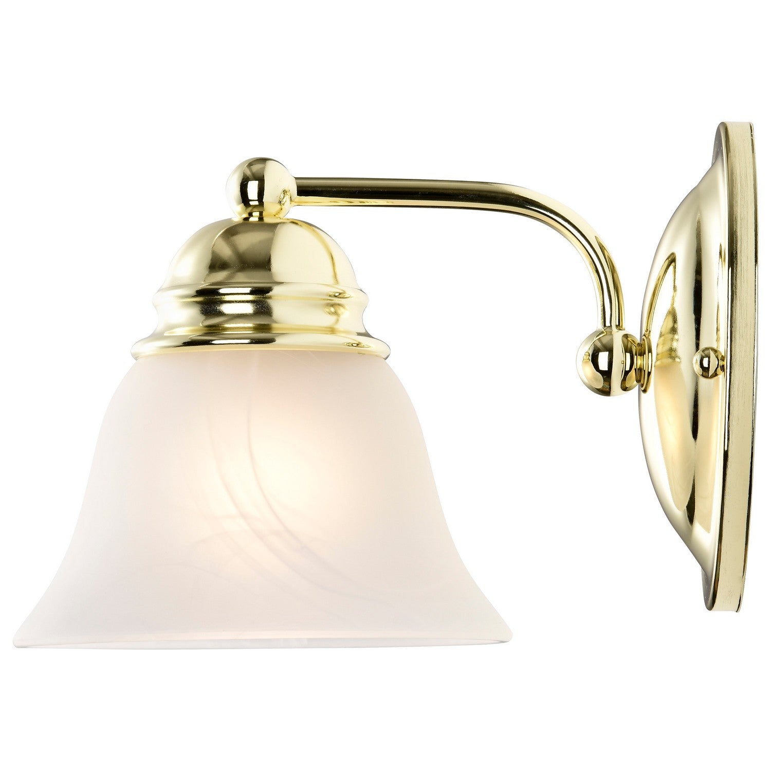 Nuvo Lighting - 60-348 - One Light Vanity - Empire - Polished Brass