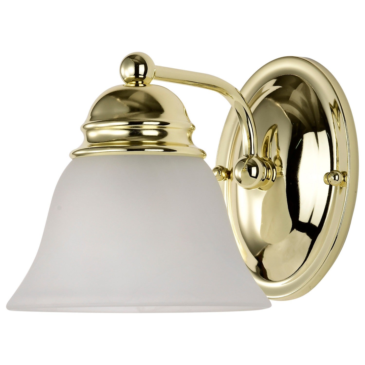 Nuvo Lighting - 60-348 - One Light Vanity - Empire - Polished Brass