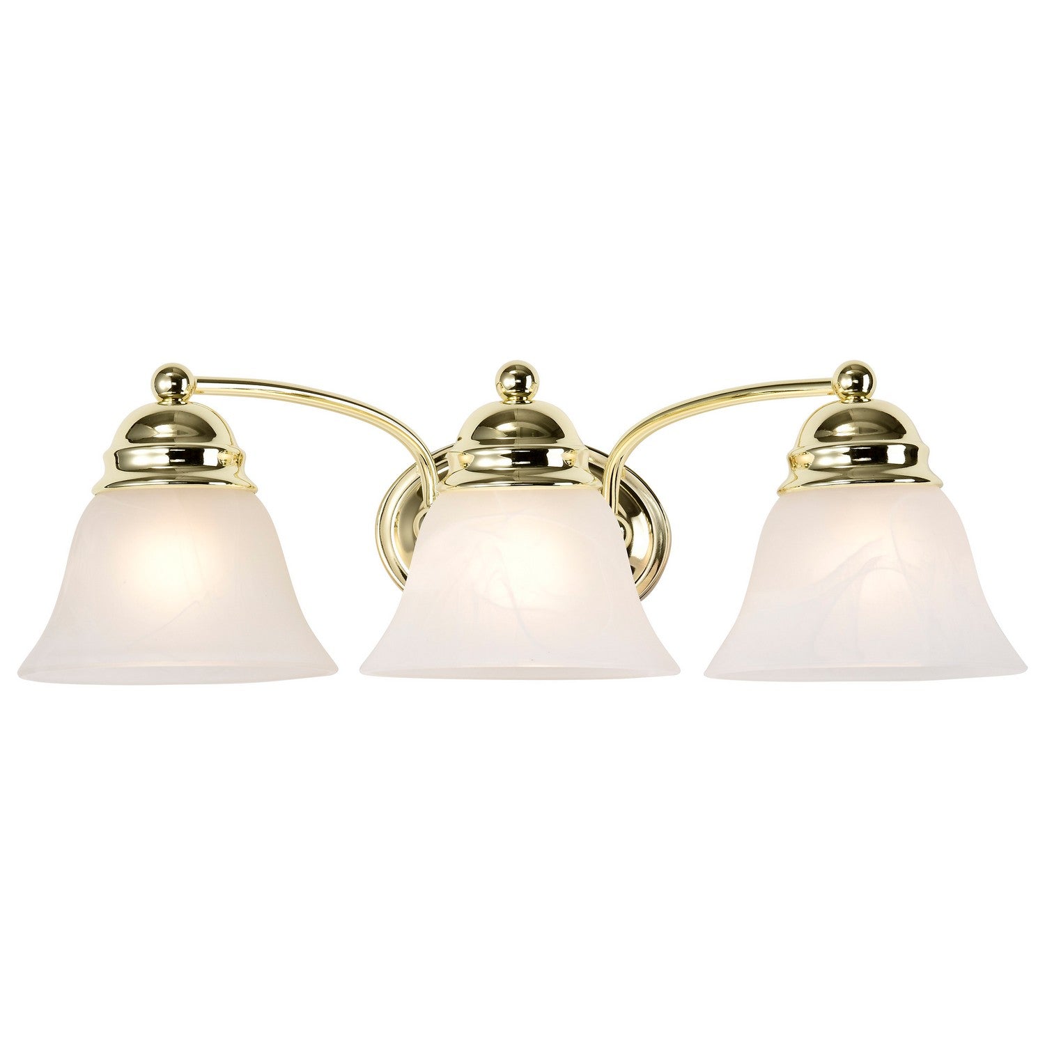 Nuvo Lighting - 60-350 - Three Light Vanity - Empire - Polished Brass