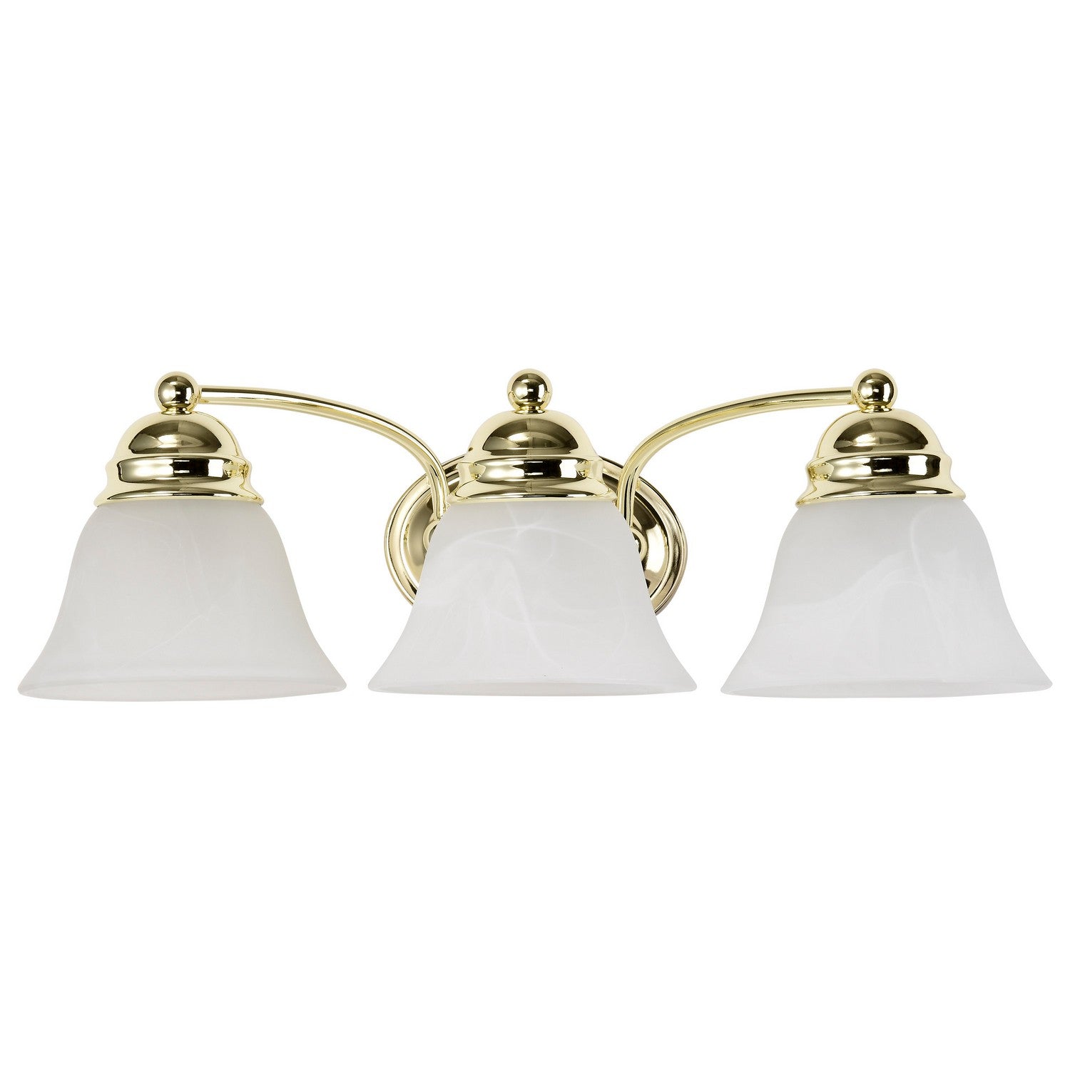 Nuvo Lighting - 60-350 - Three Light Vanity - Empire - Polished Brass