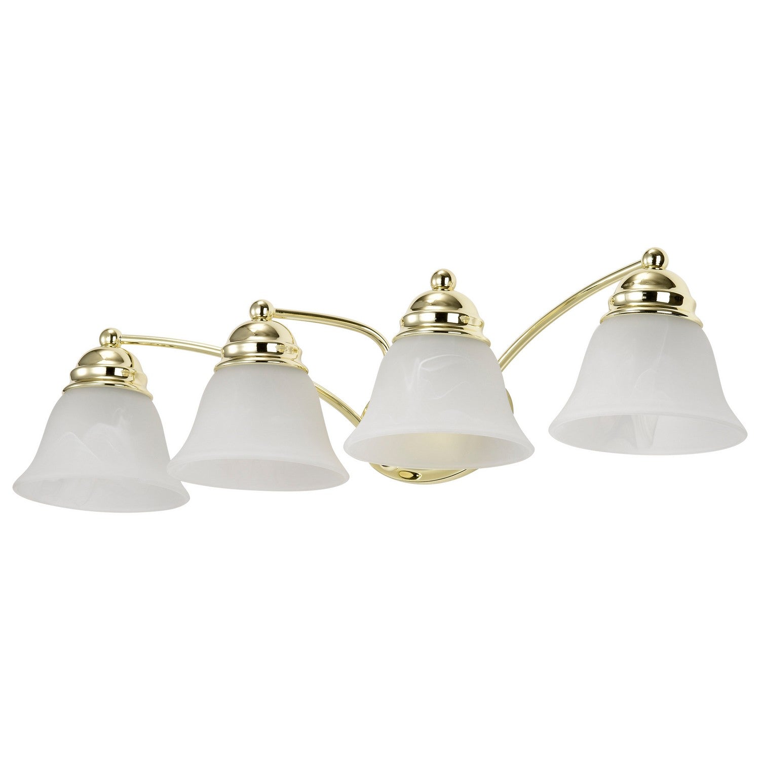 Nuvo Lighting - 60-351 - Four Light Vanity - Empire - Polished Brass