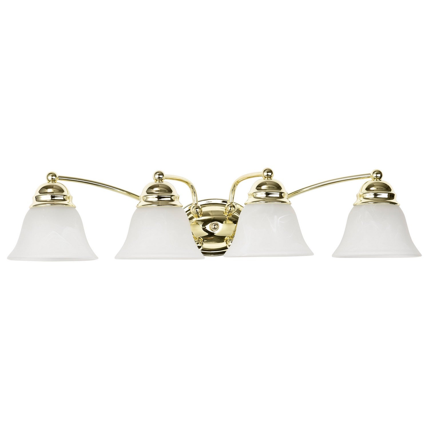 Nuvo Lighting - 60-351 - Four Light Vanity - Empire - Polished Brass