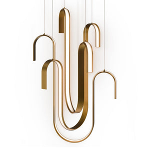Modern Forms - PD216640-AB - LED Pendant - Seahorse - Aged Brass