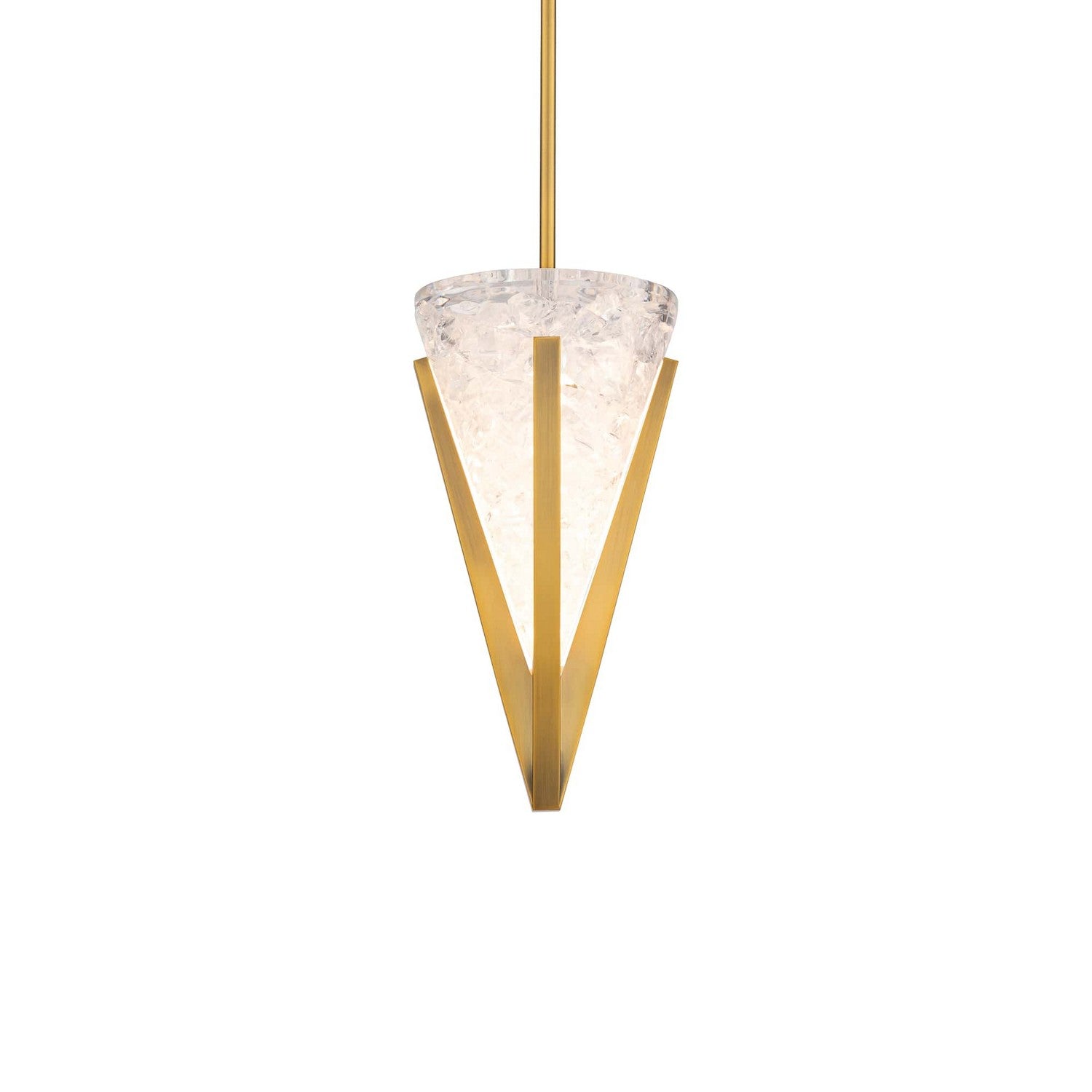 Modern Forms - PD280615-TWA-AB - LED Mini Pendant - Kiernan - Aged Brass