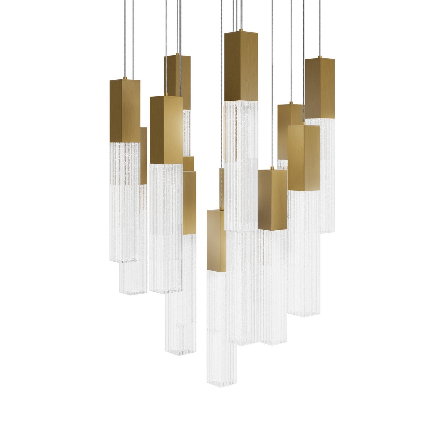 Modern Forms - PD-30815R-AB - LED Pendant - Cinema - Aged Brass