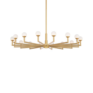 Modern Forms - PD606633-VB - LED Pendant Chandelier - Glammis - Vintage Brass
