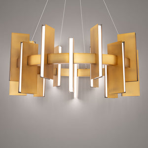 Modern Forms - PD-9533-AB - LED Pendant - Ronan - Aged Brass