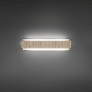 Modern Forms - WS270619-WV/AB - LED Bath Vanity - Magnate - Beige Travertine/Aged Brass