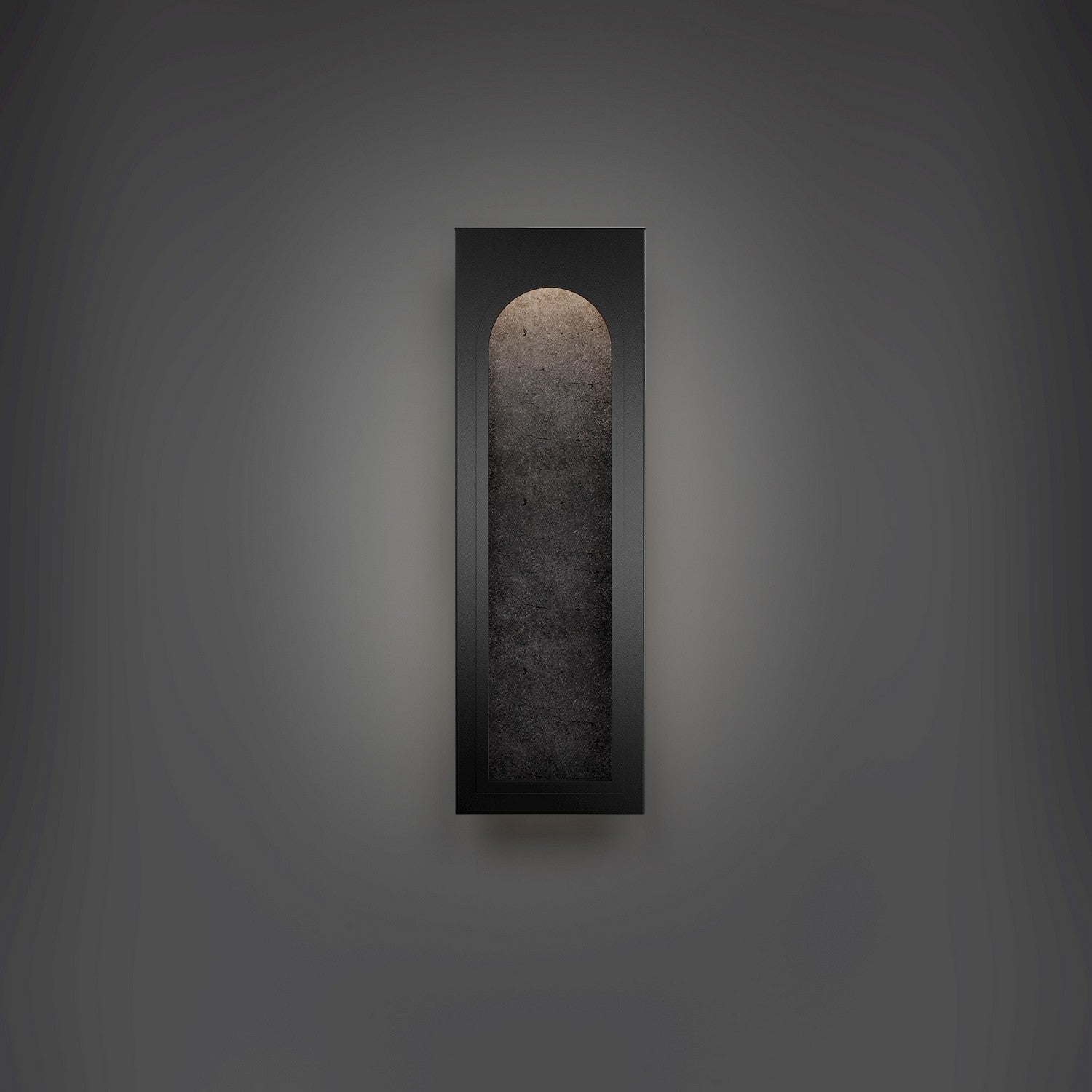 Modern Forms - WSW246619-BV/BK - LED Outdoor Wall Sconce - Cadey - Basalt Stone/Black