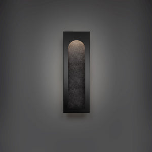 Modern Forms - WSW246619-BV/BK - LED Outdoor Wall Sconce - Cadey - Basalt Stone/Black
