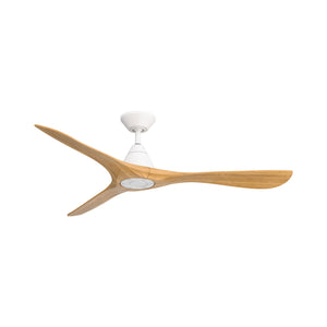 Modern Forms Fans - FR-D2504-60-MW/HO - 60" Ceiling Fan - Carve - Matte White/Honey Oak