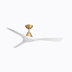 Modern Forms Fans - FR-D2504-60-SB/MW - 60" Ceiling Fan - Carve - Soft Brass/Matte White