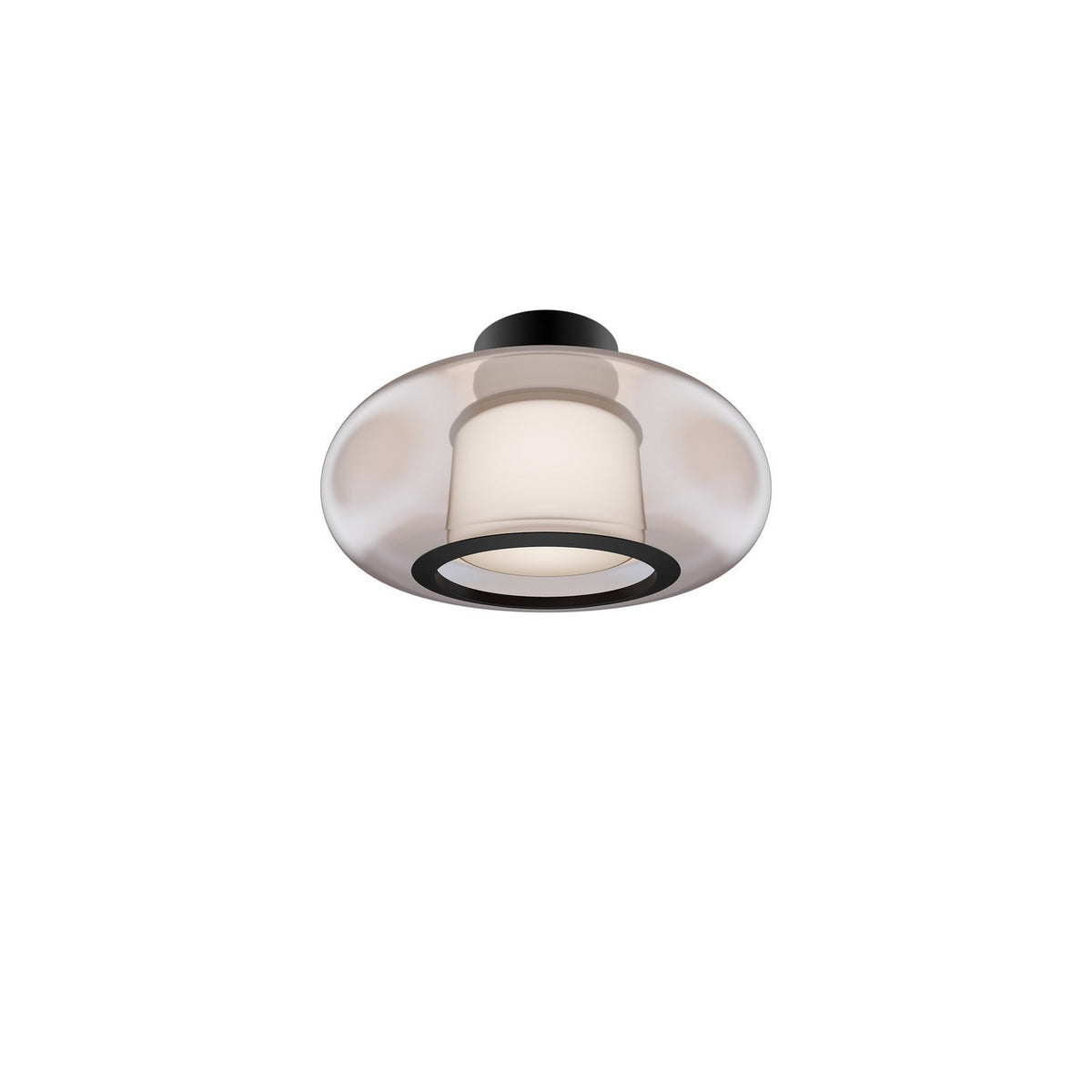 W.A.C. Lighting - FM-48513-40-BK - LED Flush Mount - Doma - Black