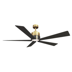 Minka Aire - F766L-HBR/CL - 54" Ceiling Fan - Oovin - Heritage Brass