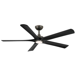 Minka Aire - F793L-RGM/CL - 56" Ceiling Fan - Seressa - Rustic Gun Metal