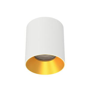W.A.C. Lighting - C4RL-FCS-WTGL - LED Flush Mount - Zoron - White/Gold