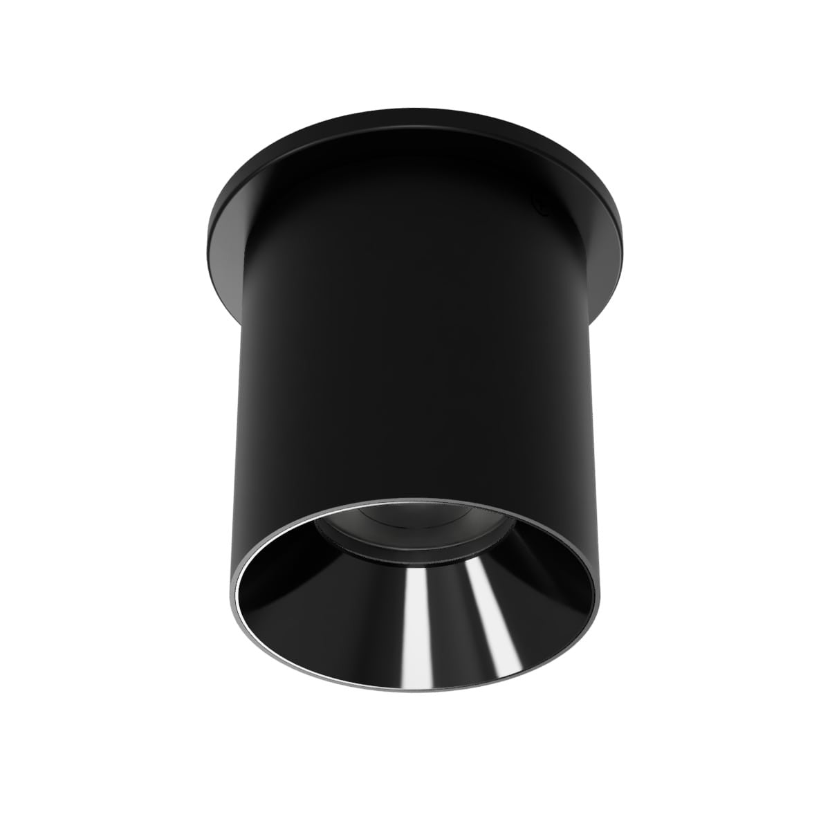 W.A.C. Lighting - C4RT-FCS-BKBK - LED Flush Mount - Zoron - Black/Black