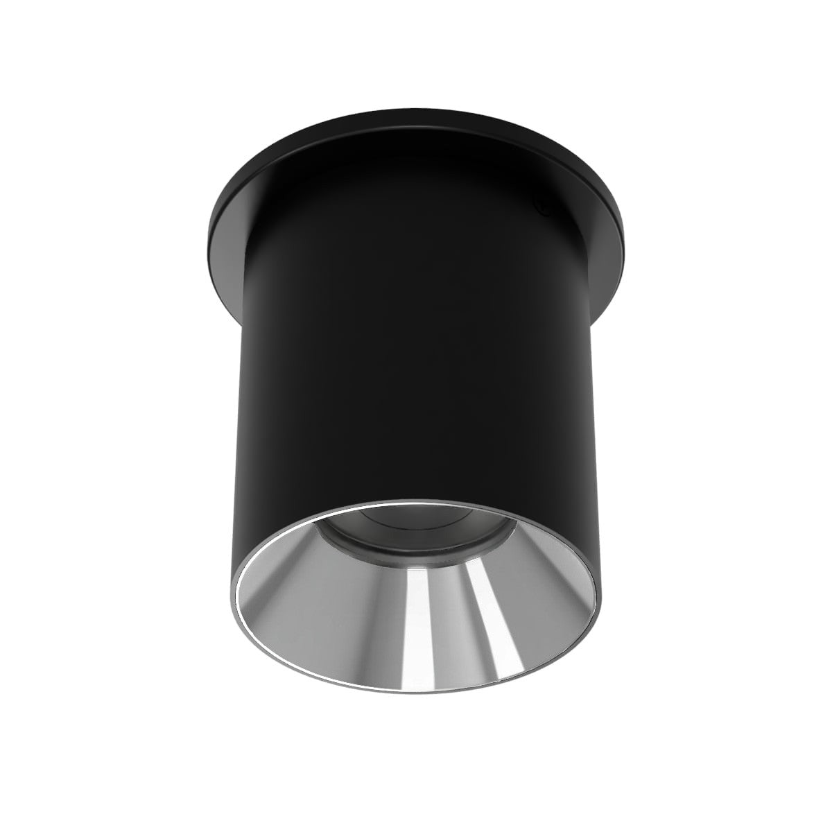 W.A.C. Lighting - C4RT-FCS-BKCH - LED Flush Mount - Zoron - Black/Chrome