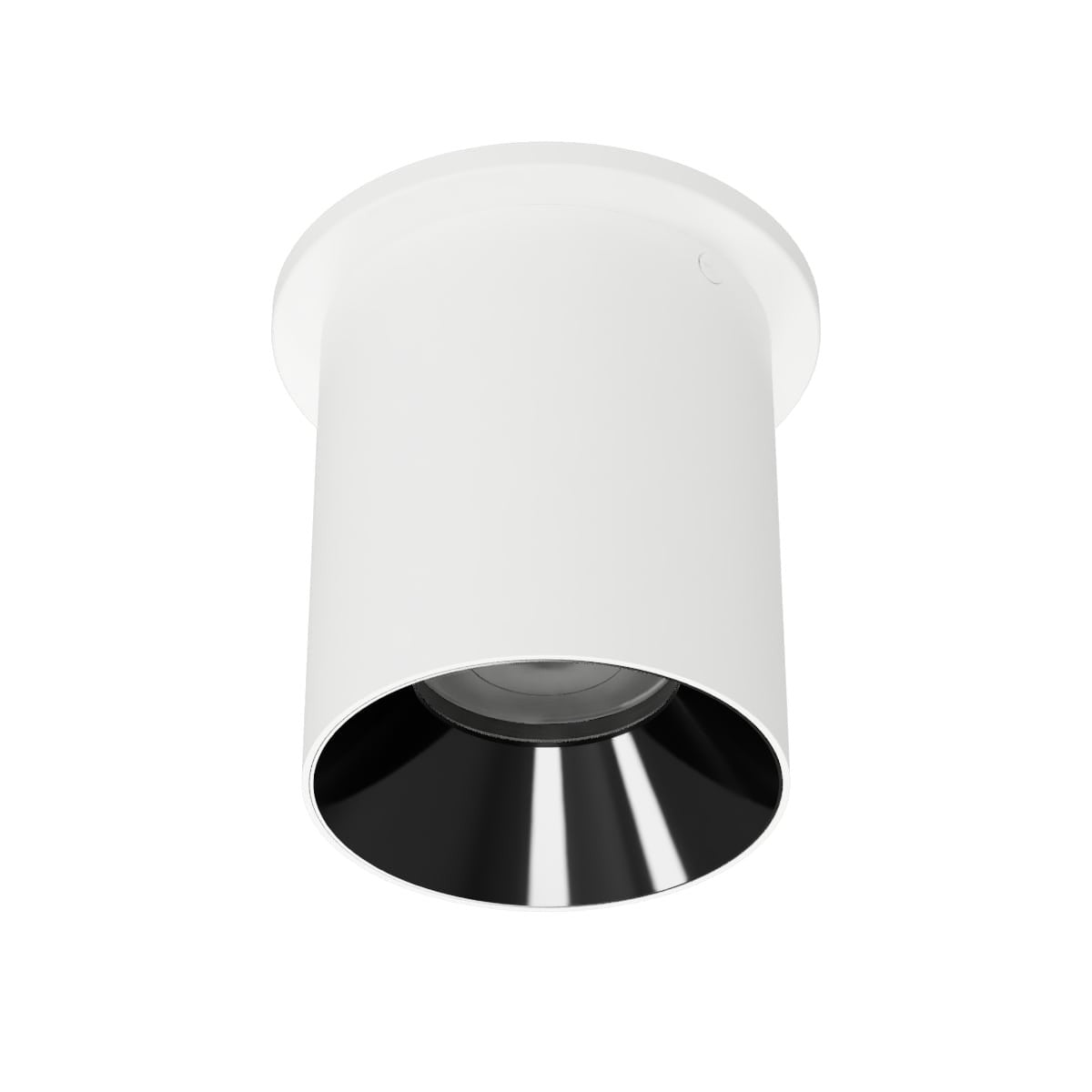 W.A.C. Lighting - C4RT-FCS-WTBK - LED Flush Mount - Zoron - White/Black