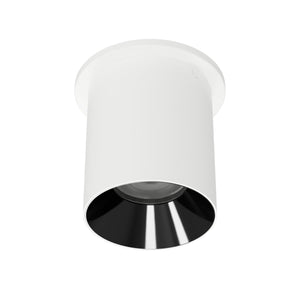 W.A.C. Lighting - C4RT-FCS-WTBK - LED Flush Mount - Zoron - White/Black